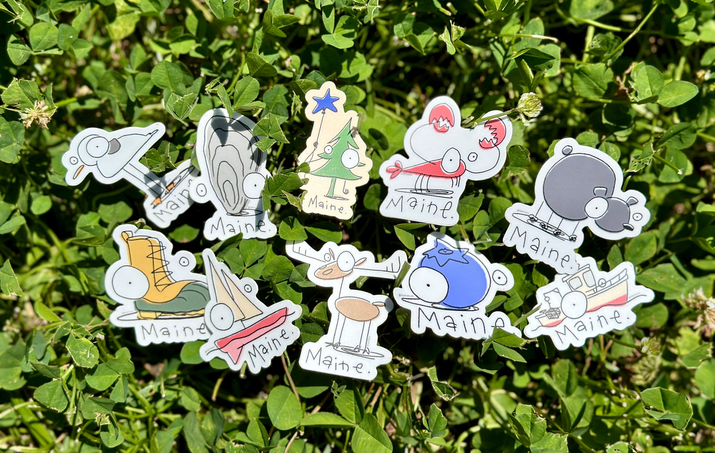 Lobster Doodle Sticker