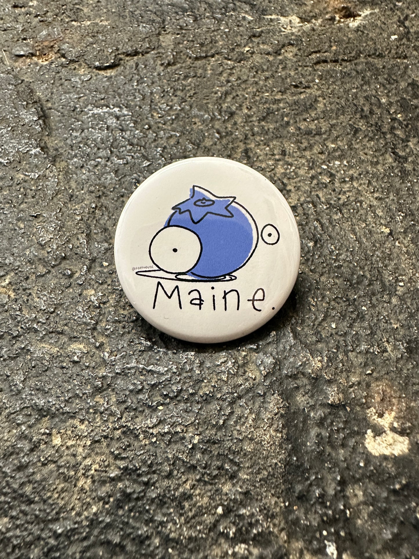 Blueberry Doodle Maine Magnet
