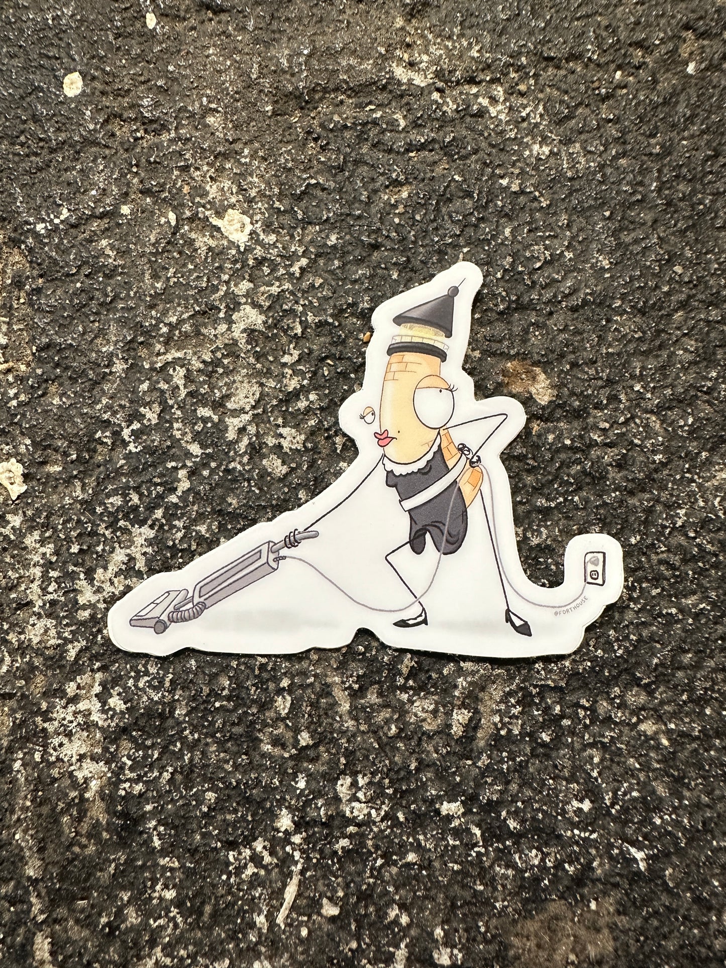 Sexy Lighthouse Maid Sticker