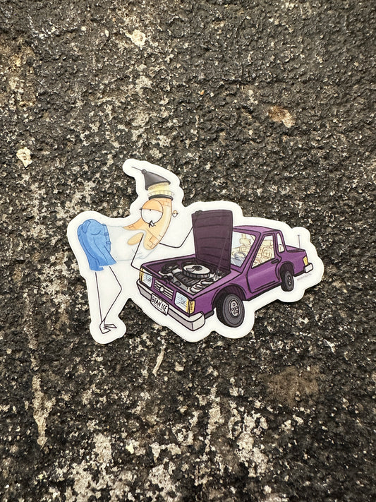Sexy Lighthouse Mechanic Sticker