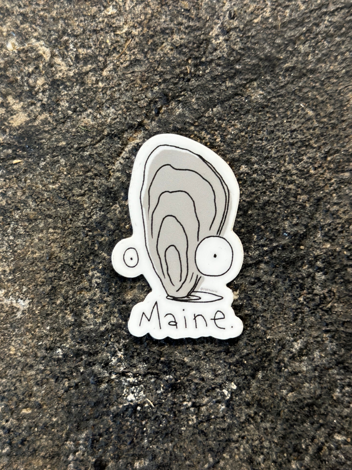 Oyster Doodle Sticker
