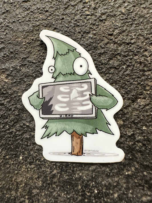 Home is Where the Heart is Pine Tree Sticker