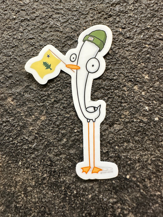 Maine Seagull Sticker