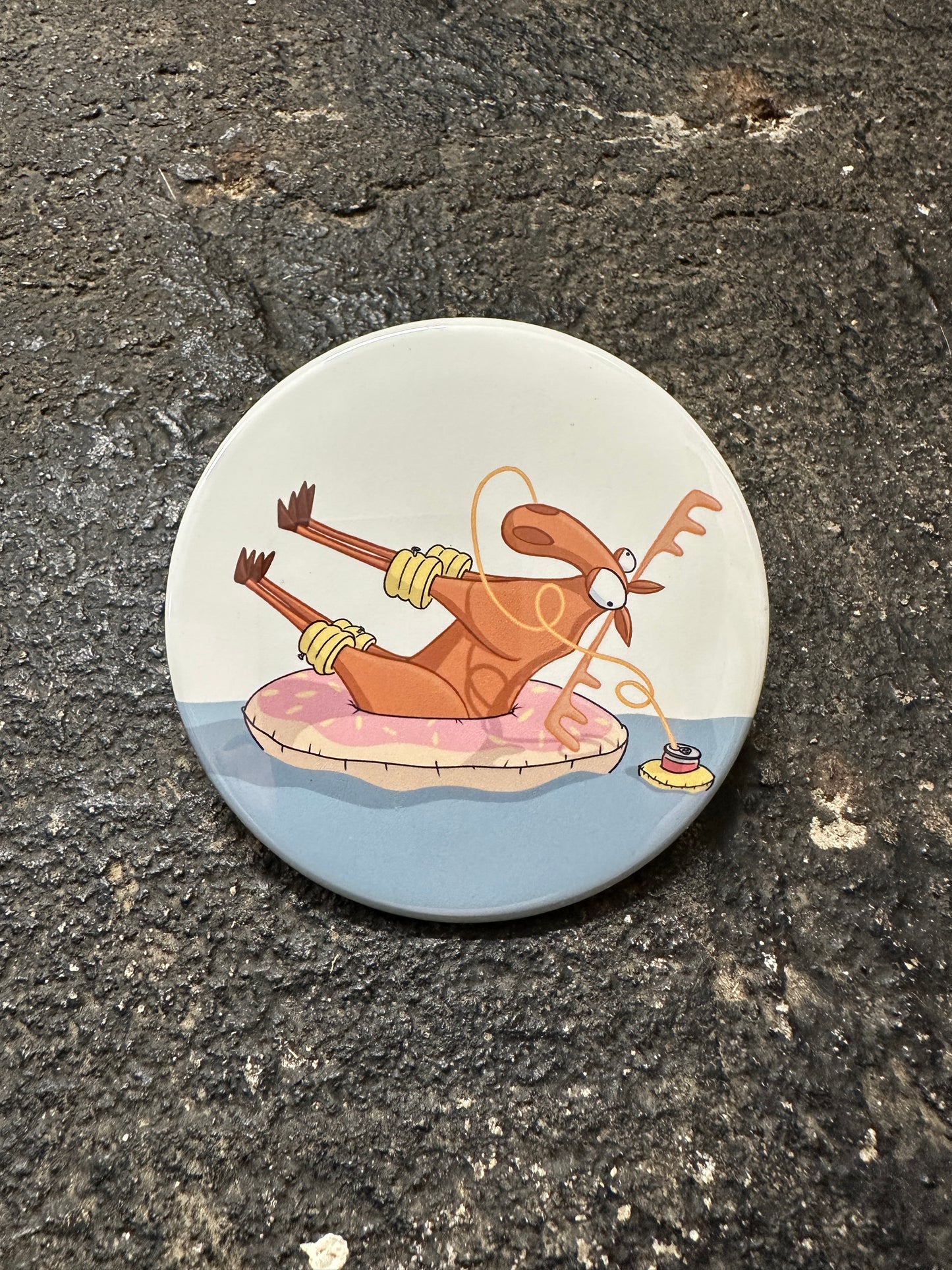 Moose Float Lazy River Magnet