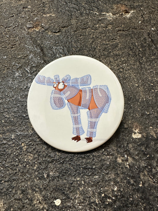 Moose Bubble-Wrap Magnet