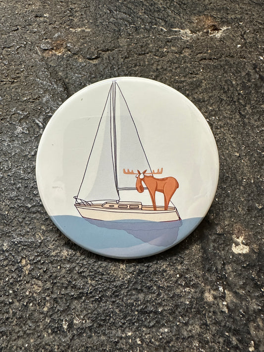 Moose Sailing Magnet