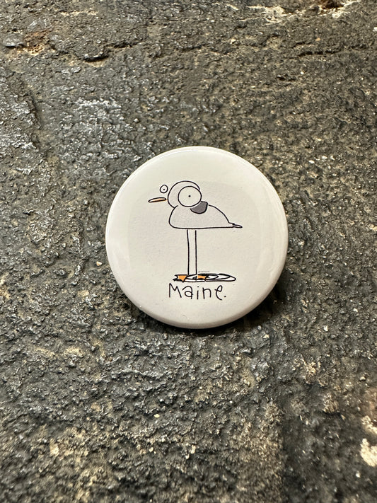 Seagull Doodle Maine Magnet