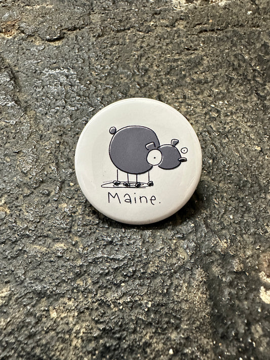 Black Bear Doodle Maine Magnet