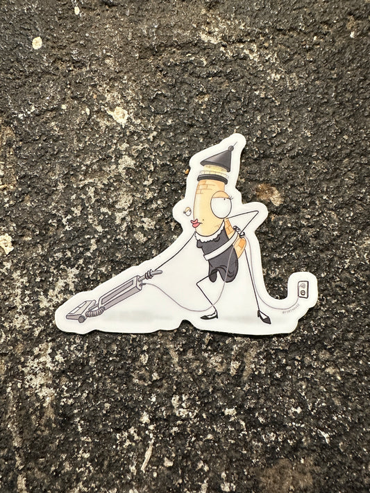 Sexy Lighthouse Maid Sticker