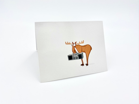 Boombox Moose Cards