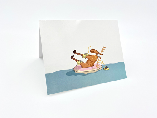 Floating Moose Cards