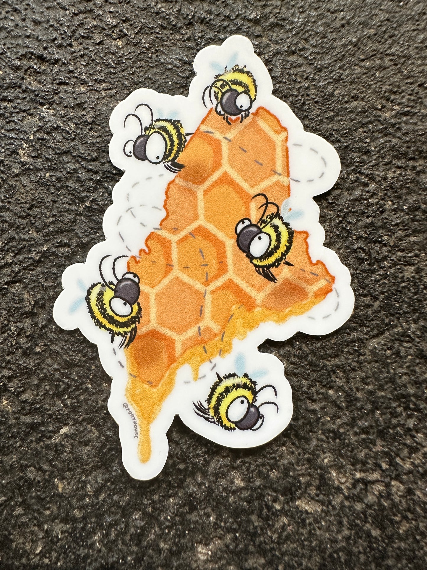 Maine Honey Bees Sticker