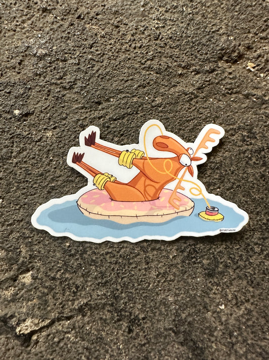 Moose Float Sticker