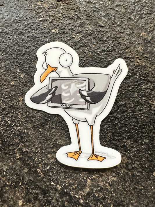 Home is Where the Heart is Seagull Sticker