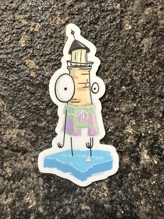 Sexy Lighthouse Suit Sticker