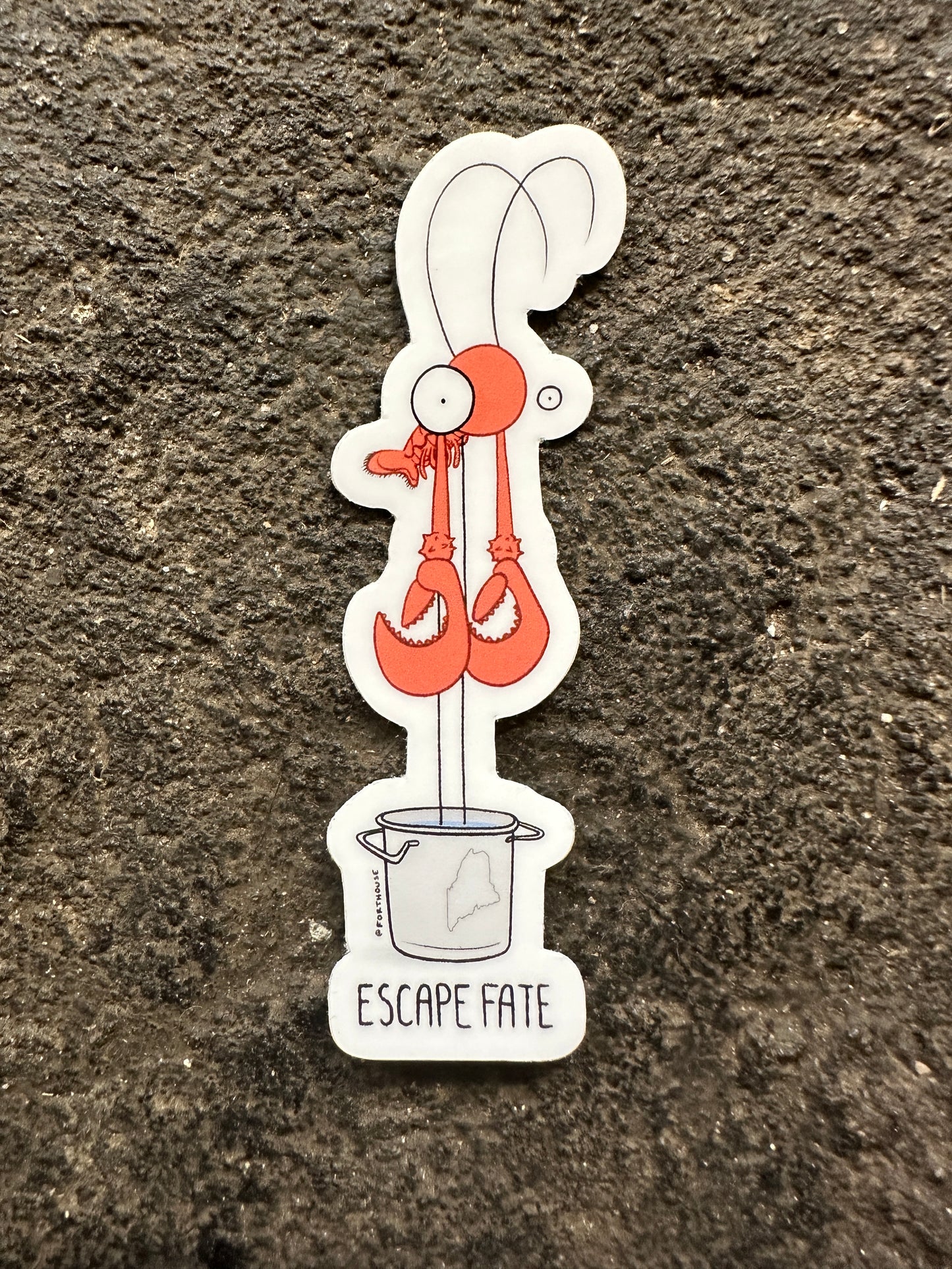 Tall Lobster (Escape Fate) Sticker