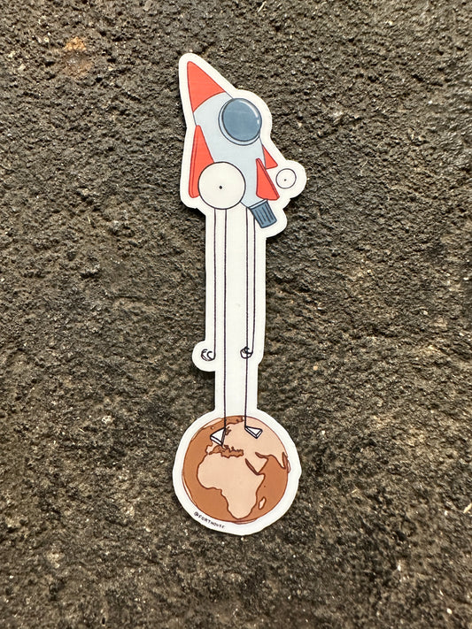 Tall Rocket (Escape Fate) Sticker